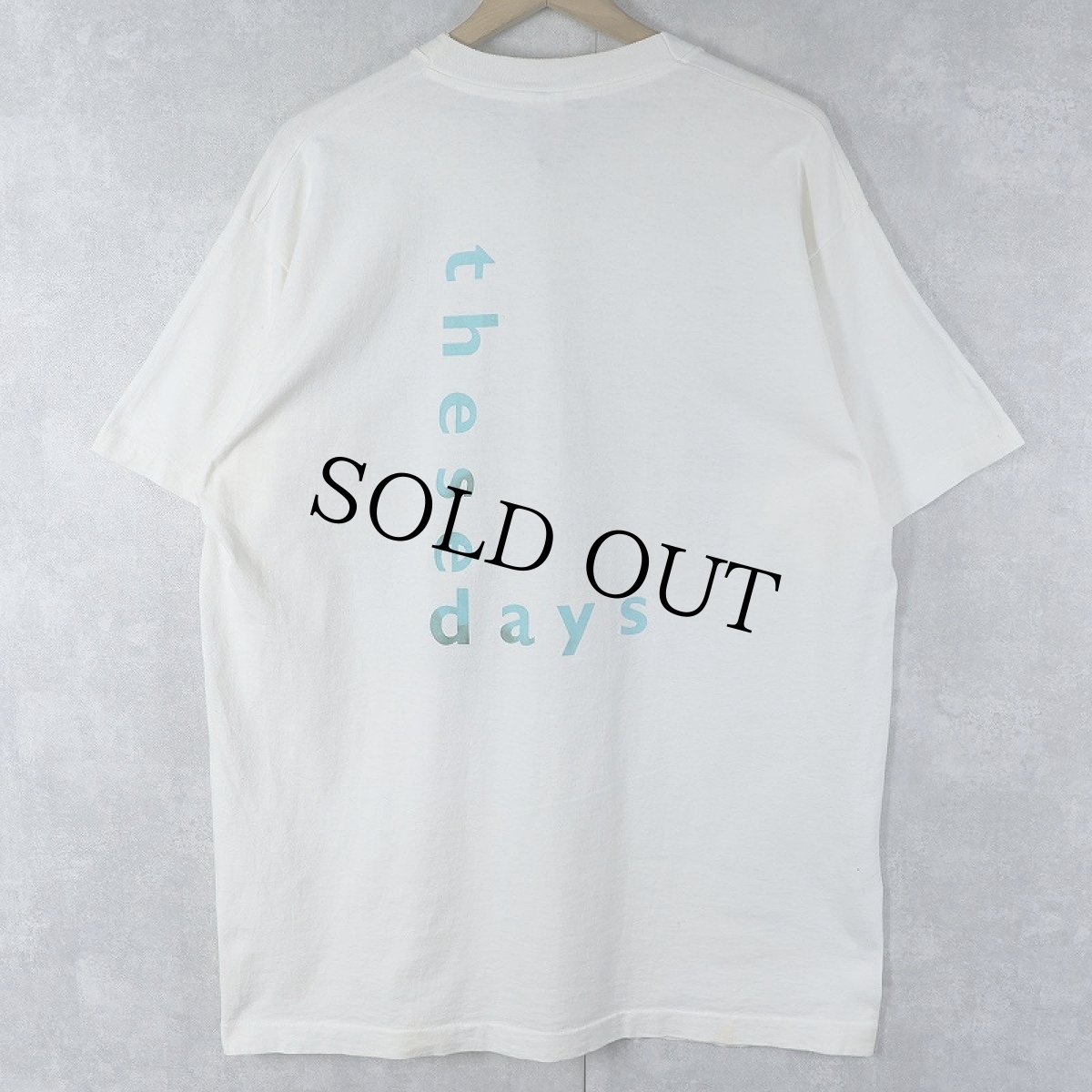 画像2: 90's The Grapes of Wrath CANADA製 "these days" ロックバンド アルバムプリントTシャツ XL (2)