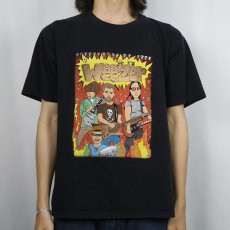 画像2: 2000's WEEZER "The Enlightenment Tour" オルタナティブロックバンド ツアープリントTシャツ BLACK L (2)