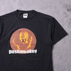 画像1: Pushmonkey "OPEN YOUR FUCKING EARS" ハードロックバンド プリントTシャツ BLACK L (1)