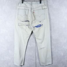 画像2: Levi's 501 リメイク デニムパンツ W31 (2)