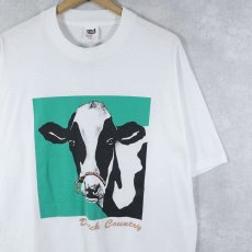 画像1: 90's USA製 "Dutch Country" 牛プリントTシャツ XL (1)