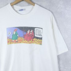 画像1: 2000's "FORGET IT..." イラストプリントTシャツ XL (1)