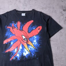 画像1: 90's THE CURE USA製 ロックバンド ツアープリントTシャツ BLACK ONE SIZE (1)