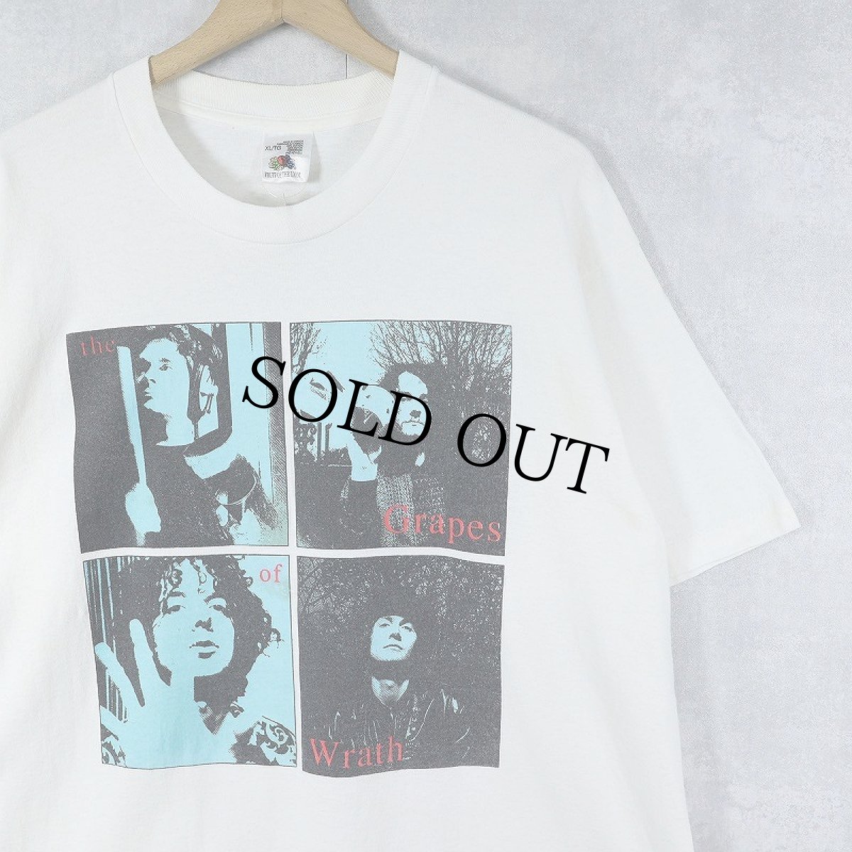 画像1: 90's The Grapes of Wrath CANADA製 "these days" ロックバンド アルバムプリントTシャツ XL (1)