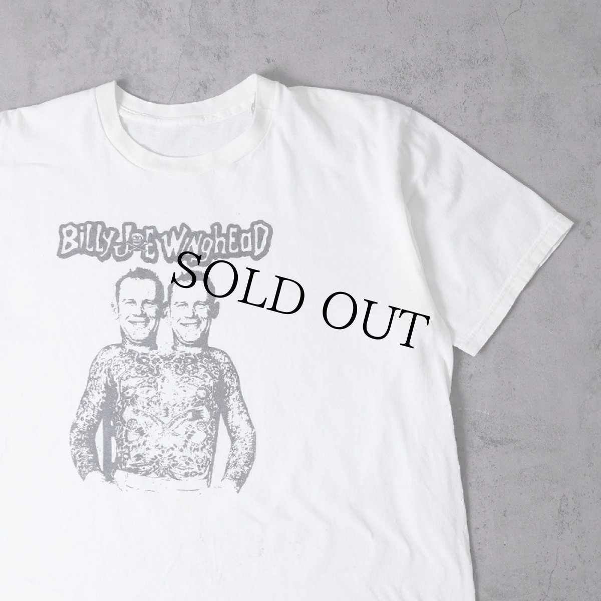 画像1: Billy Joe Winghead ロックバンド プリントTシャツ (1)