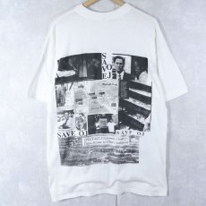 画像2: O.J. Simpson "NOT GUILTY?" フットボール選手プリントTシャツ XL (2)