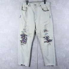 画像1: Levi's 501 リメイク デニムパンツ W31 (1)