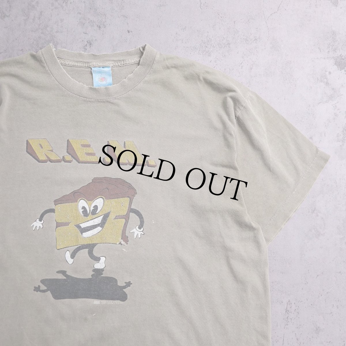 画像1: 90's R.E.M. "CAKE" オルタナティブロックバンド プリントTシャツ XL (1)
