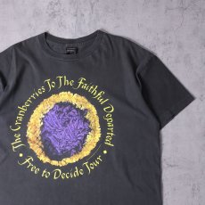 画像1: 90's The Cranberries USA製 "Free to Decide Tour" ロックバンド ツアープリントTシャツ BLACK XL (1)