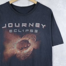 画像1: JOURNEY "ECLIPSE" ロックバンド ツアーTシャツ BLACK  (1)