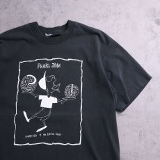 画像1: 90's Pearl Jam "Boundless" オルタナティブロックバンド プリントTシャツ BLACK (1)