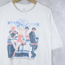 画像1: 80's "HOLLYWOOD DINER" ポスタープリントTシャツ ONESIZE (1)