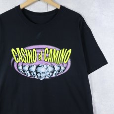 画像1: Casino El Camino レストランプリントTシャツ BLACK  (1)
