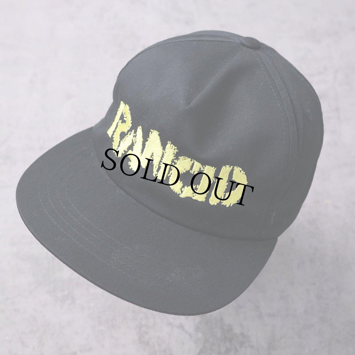 画像1: RANCID 刺繍入り パンクロックバンド スナップバックキャップ BLACK (1)