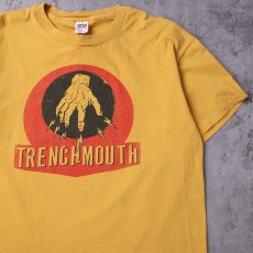 画像1: 90's Trenchmouth USA製 パンクバンド プリントTシャツ XL (1)