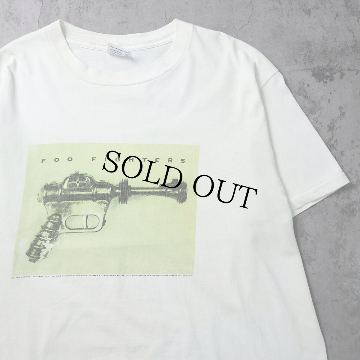 画像1: 1995 Foo Fighters USA製 "Foo Fighters" ロックバンド アルバム プリントTシャツ XL (1)