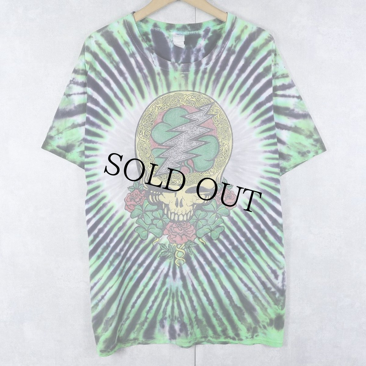 画像1: 2000's GRATEFUL DEAD タイダイ ロックバンドTシャツ L (1)