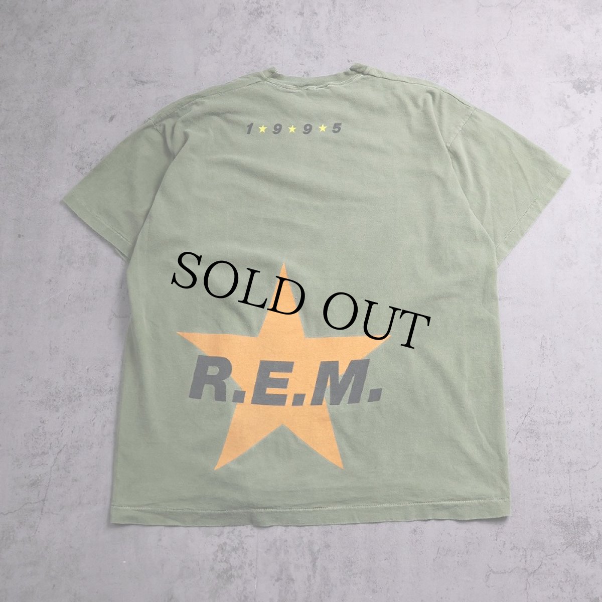 画像2: 90's R.E.M. "1995" オルタナティブロックバンド プリントTシャツ (2)