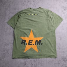 画像2: 90's R.E.M. "1995" オルタナティブロックバンド プリントTシャツ (2)