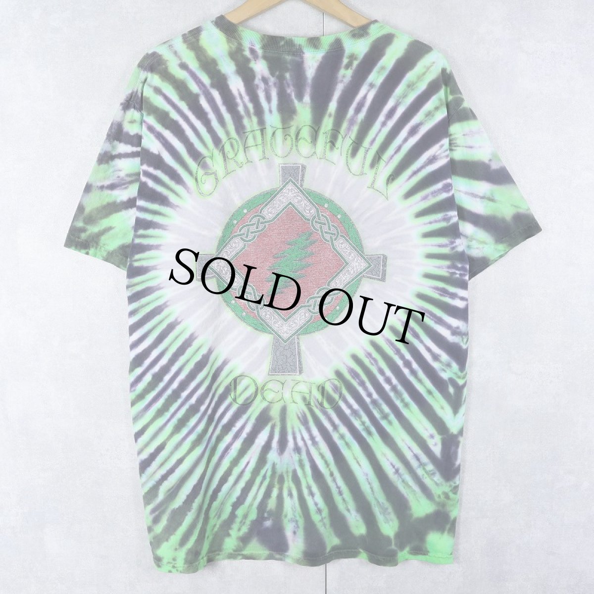 画像2: 2000's GRATEFUL DEAD タイダイ ロックバンドTシャツ L (2)