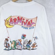 画像2: 90's JIMMY BUFFETT "CARNIVAL" ミュージシャンツアーロンT XL (2)