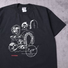 画像1: Television パンクロックバンド プリントTシャツ BLACK L (1)