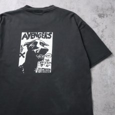 画像2: AVENGERS パンクロックバンド プリントTシャツ BLACK XL (2)