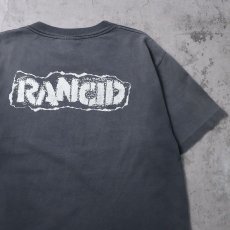 画像2: 90's RANCID USA製 パンクロックバンド プリントTシャツ L (2)