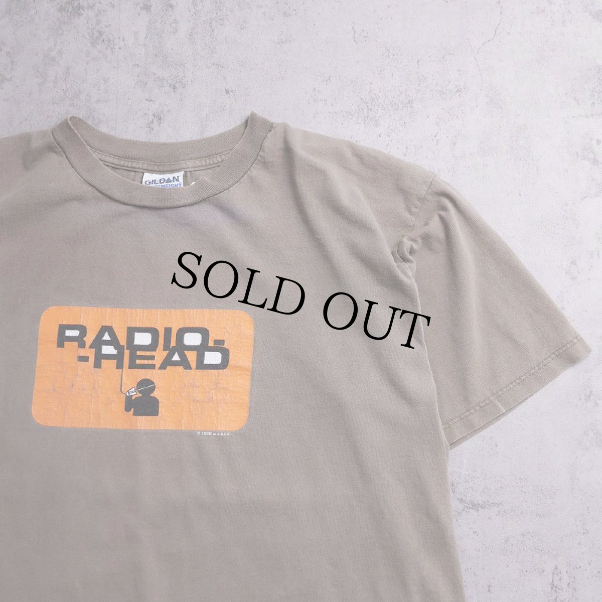 画像1: 90's RADIO HEAD CANADA製 オルタナティブロックバンド プリントTシャツ XL (1)