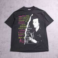 画像1: 80's Sex Pistols USA製 "Sid Vicious" パンクロックバンド プリントTシャツ BLACK XL (1)