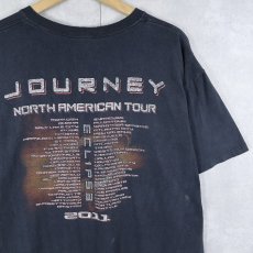 画像2: JOURNEY "ECLIPSE" ロックバンド ツアーTシャツ BLACK  (2)