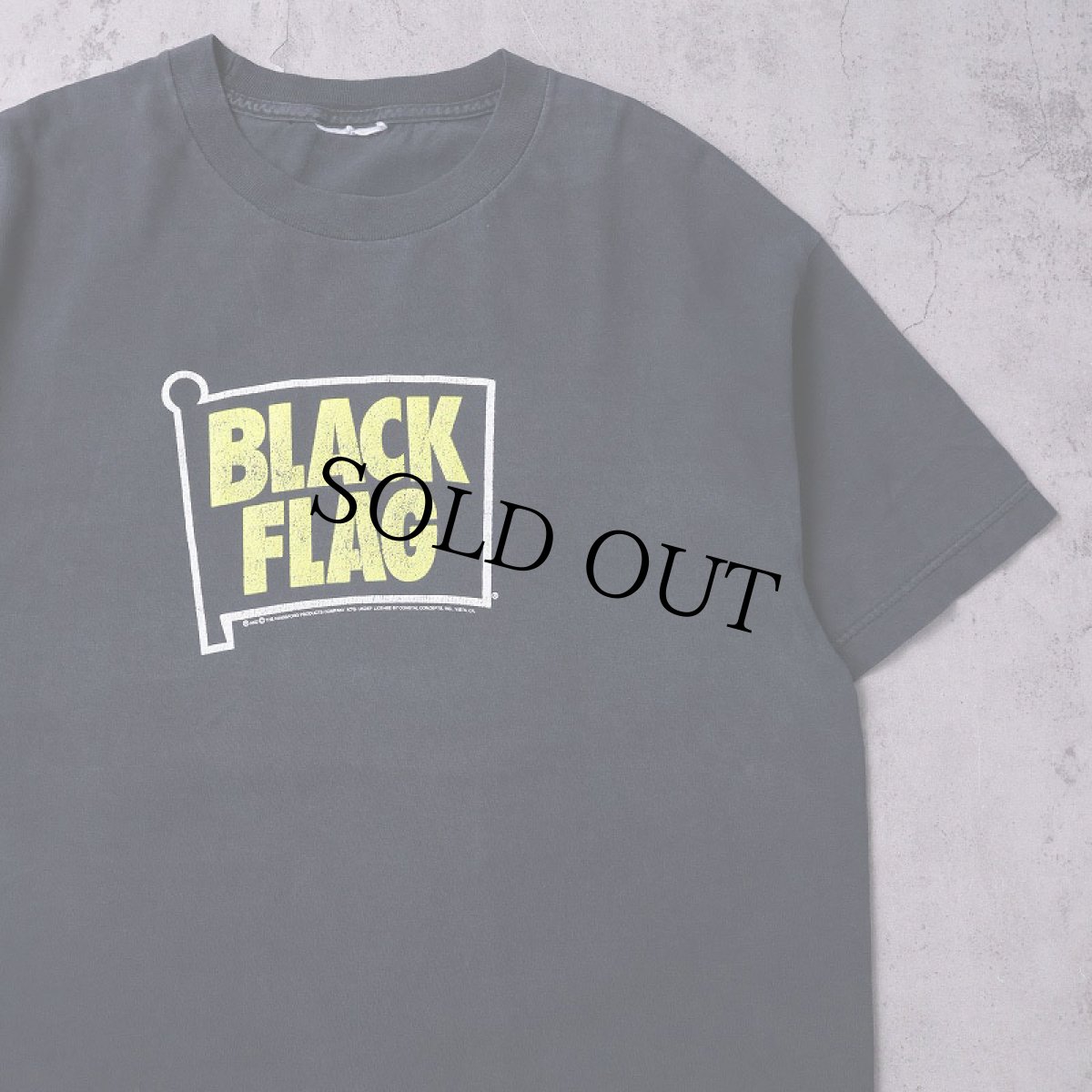 画像1: Black Flag ハードコア・パンクバンド プリントTシャツ BLACK (1)