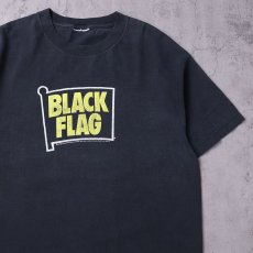 画像1: Black Flag ハードコア・パンクバンド プリントTシャツ BLACK (1)