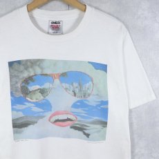 画像1: 90's Charles Lynn Bragg "Atom and Eve" アートプリントTシャツ L (1)