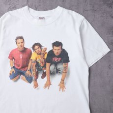 画像1: blink-182 USA製 ポップパンクバンド フォトプリントTシャツ S (1)