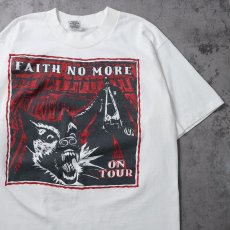 画像1: 90's FAITH NO MORE USA製 "King For A Day" オルタナティブロックバンド ツアープリントTシャツ L (1)