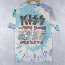 画像2: 90's KISS USA製 "REVENGE" タイダイ ヘヴィメタルバンドツアーTシャツ XL (2)