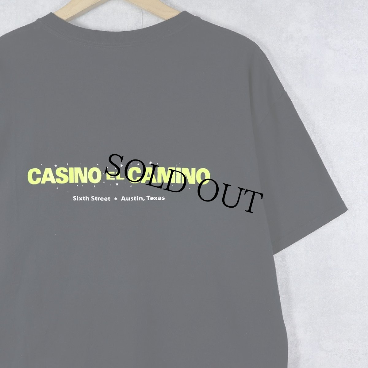 画像2: Casino El Camino レストランプリントTシャツ BLACK  (2)