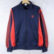 80年代 80s アディダス 赤 レッド 紺 ネイビー ジャージ スポーツ