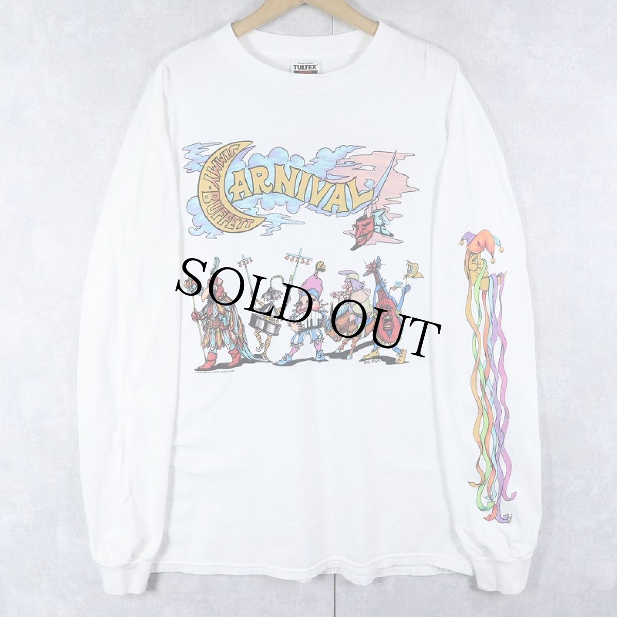 画像1: 90's JIMMY BUFFETT "CARNIVAL" ミュージシャンツアーロンT XL (1)