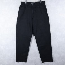 画像1: 2000's Levi's SILVERTAB "BAGGY" ブラックデニムパンツ W35 (1)