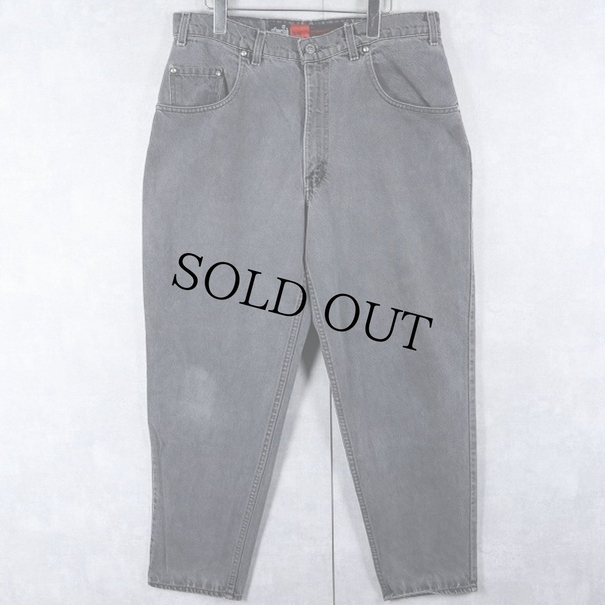 画像1: 90's Levi's SILVERTAB USA製 "LOOSE" ブラックデニムパンツ W34 (1)