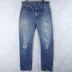 画像1: 70's Levi's 505 66single デニムパンツ W34 (1)