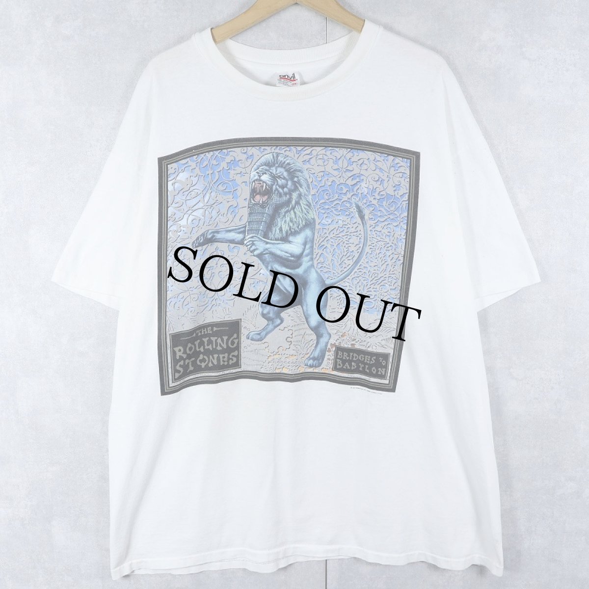 画像1: 90's The Rolling Stones USA製 "BRIDGES TO BABYLANI" ロックバンドツアーTシャツ 2X (1)