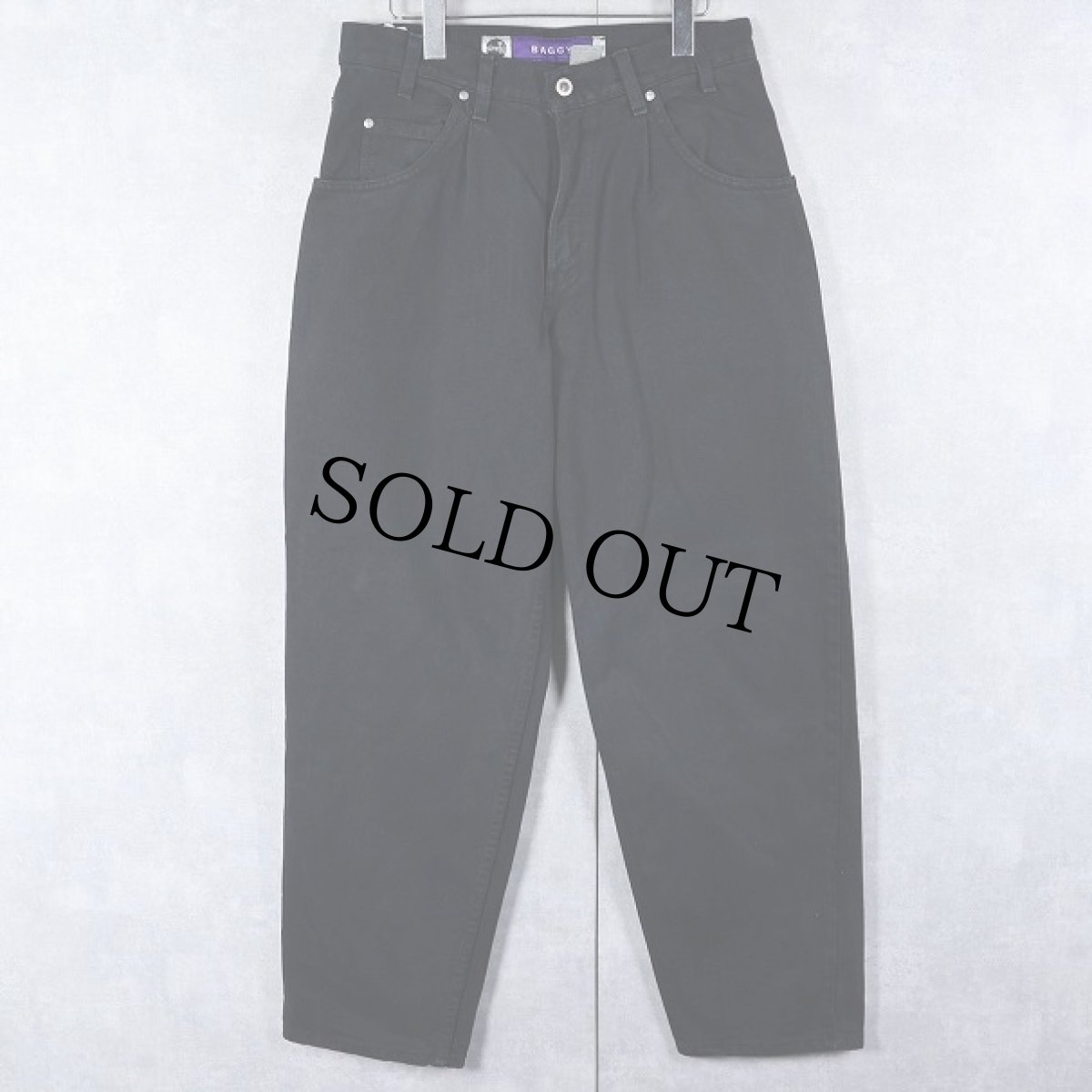 画像1: 90's Levi's SILVERTAB USA製 "BAGGY" ブラックデニムパンツ W31 (1)