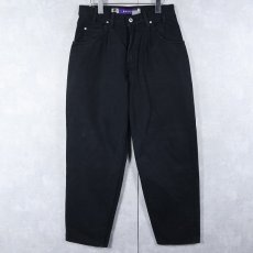 画像1: 90's Levi's SILVERTAB USA製 "BAGGY" ブラックデニムパンツ W31 (1)