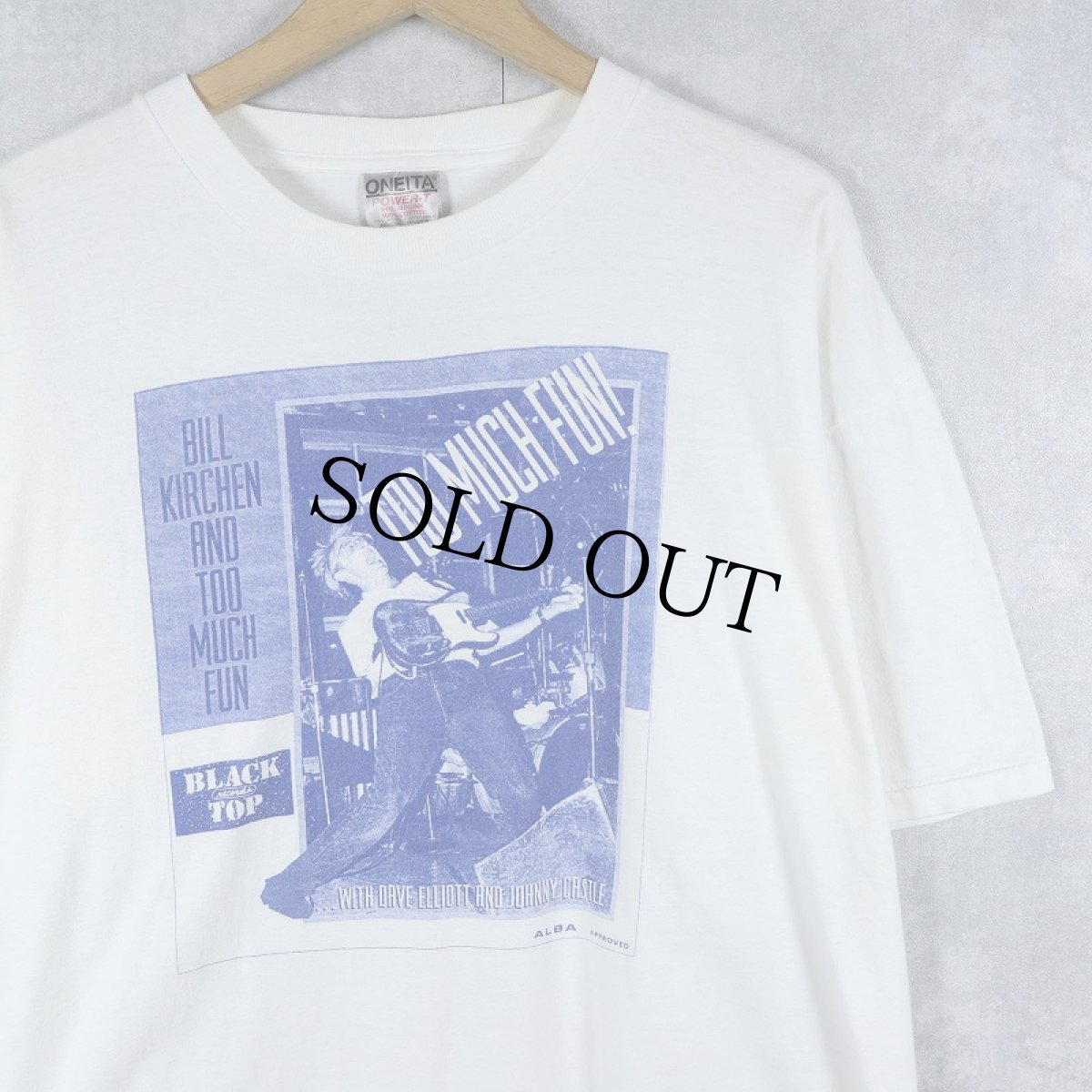 画像1: 90's BILL KIRCHEN & TOO MUCH FUN  ロックバンドプリントTシャツ XL (1)