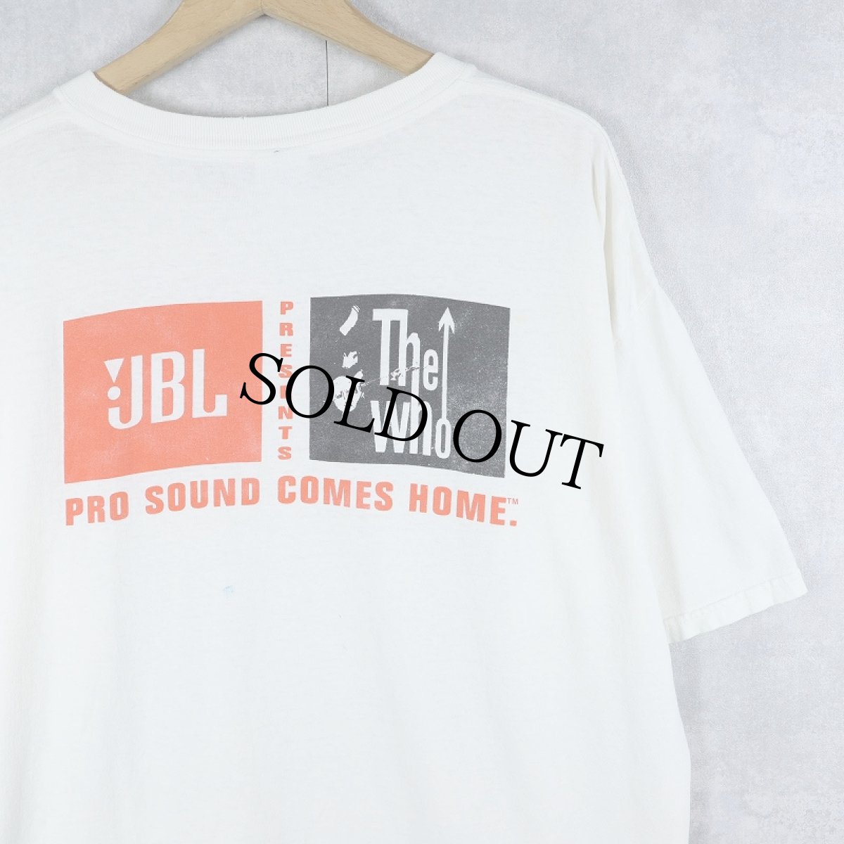 画像2: 2000's JBL × The Who "Pro Sound Comes Home" ロックバンドTシャツ XL (2)