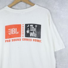 画像2: 2000's JBL × The Who "Pro Sound Comes Home" ロックバンドTシャツ XL (2)