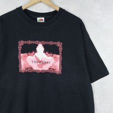 画像1: THURSDAY ポスト・ハードコアバンド プリントTシャツ BLACK XL (1)